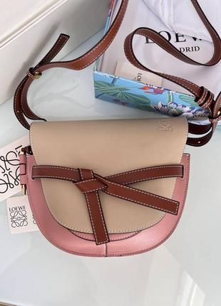 Кожаная сумка loewe Belt лоевое