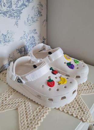 Нові крокси шикарні білі crocs 😍