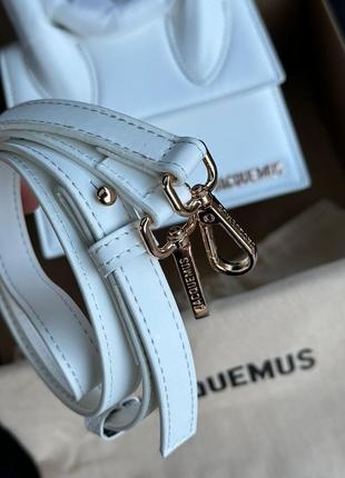 Сумка jacquemus le chiquito noeud bag white4 фото