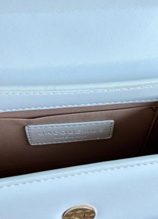 Сумка jacquemus le chiquito noeud bag white6 фото