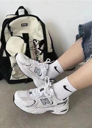 Кроссовки new balance 550 white green size
