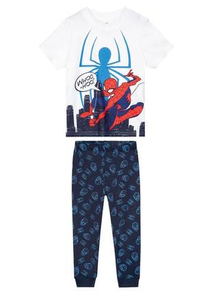 Пижама (футболка и штаны) для мальчика disney spider-man 370236 134-140 см (8-10 years) комбинированный