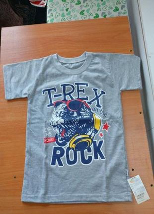 Футболка хлопушка с динозавром