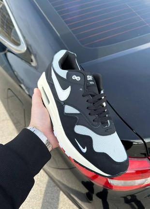 Кроссовки nike air max 1 patta black