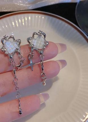 Серьги гвоздики нежные