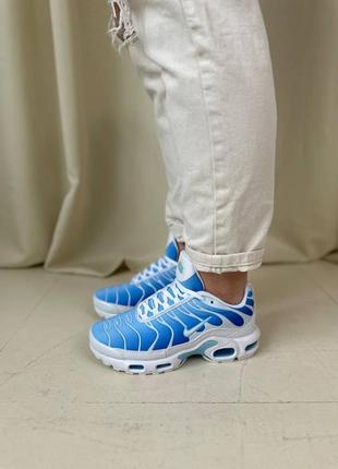 Кроссовки nike air max plus tn bleached aqua1 фото