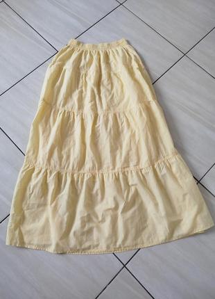 Спідниця юбка максі кольору масла