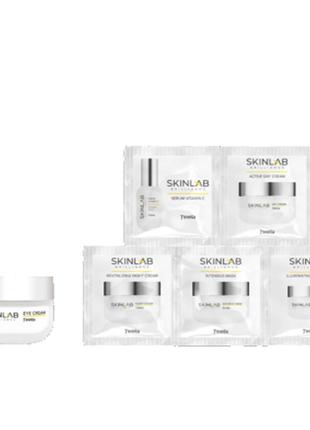 Набір навколо очей крем +  5 пробників skin lab brilliance