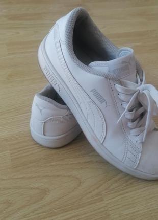 Кроссовки кожаные