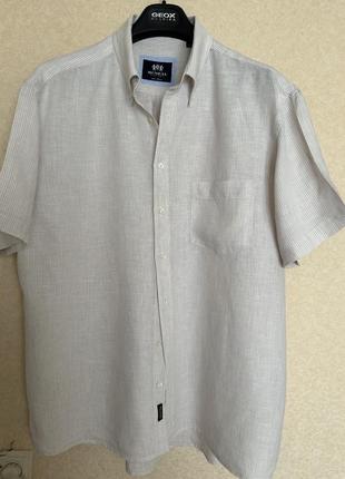Рубашка мужская,100%лён