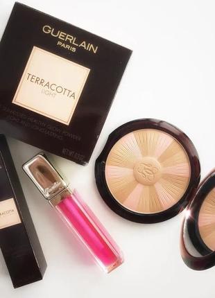 Бронзувальна пудра для обличчя guerlain terracotta light bronzing powder 04 — fonce dore5 фото