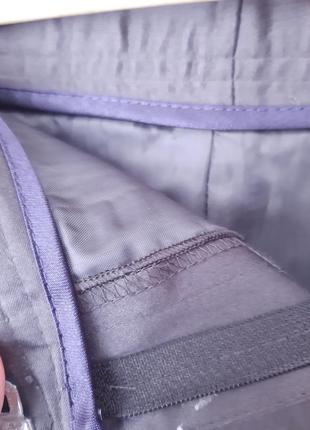 Приталенная юбка с интересными заштрипками 7