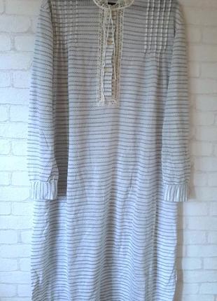 Италия❤нежная домашняя ночная рубашка, легкая, вздушная ткань