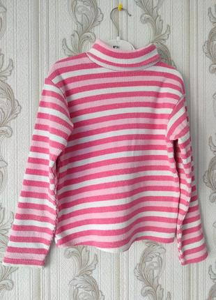 Водолазка в рубчик на дівчинку на 7 років