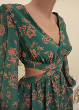 Оригінальна сукня з голою спинкою та боками shein3 фото