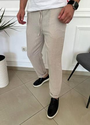 Штани льняні.новинка
