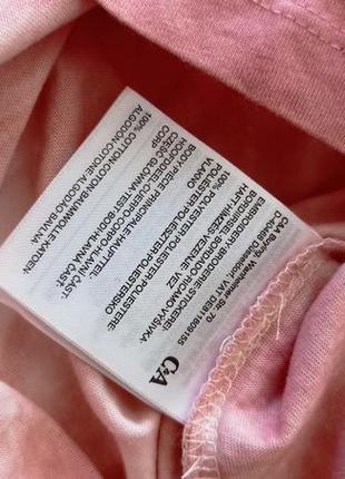 Натуральный оверсайз футболка с прошвой от c&a, принт тай-дай 💕 новая без бумажной бирки.8 фото