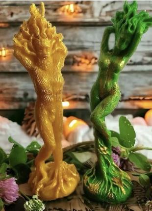 Набір свічок бог лісу та богиня природи