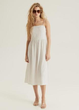 Сарафан сукня плаття літо білий
