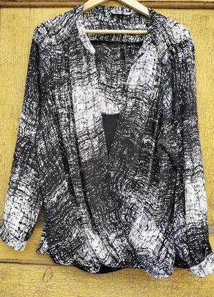 Имитация двойки блуза и топ