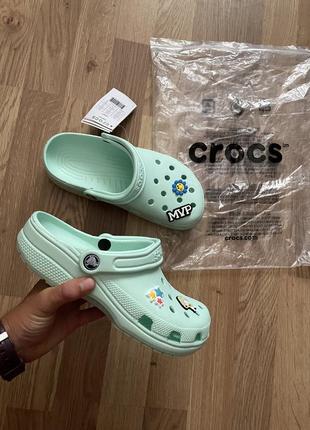 Мʼятні крокс/ crocs classic