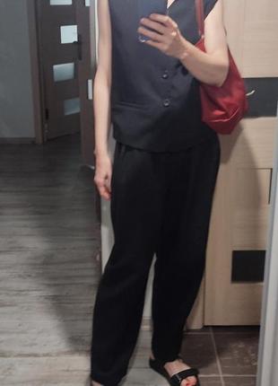 Брюки брюки из льняной h&m