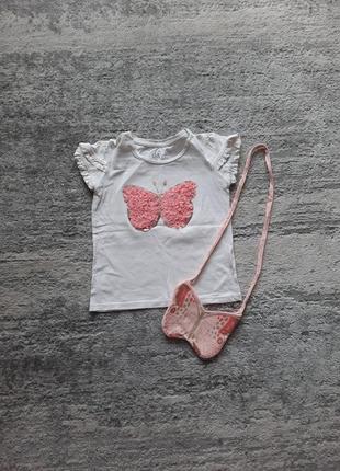 Набор футболка + сумочка с&amp;а