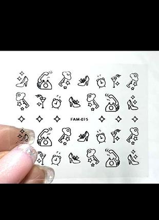 Наклейка-слайдер для маникюра