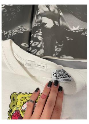 Футболка zara x sponge bob3 фото
