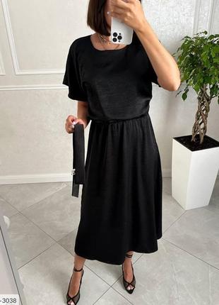 Плаття стильне з поясом6 фото