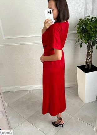 Плаття стильне з поясом2 фото