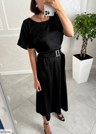 Плаття стильне з поясом10 фото