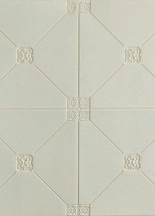 Самоклеюча декоративна настінно-стельова 3d панель плитка 700x700x4.5мм (164) 3d-panda-0181