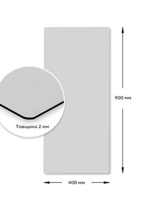 Дзеркало акрилове самоклеюче 400*900мм*2мм 3d-000015962 фото