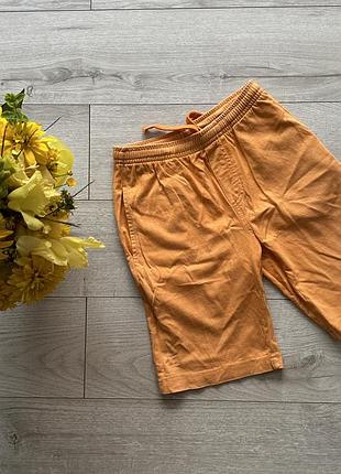 Оранжевые детские шортики