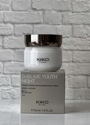 Ночной крем для лица new sublime youth night kiko milano!