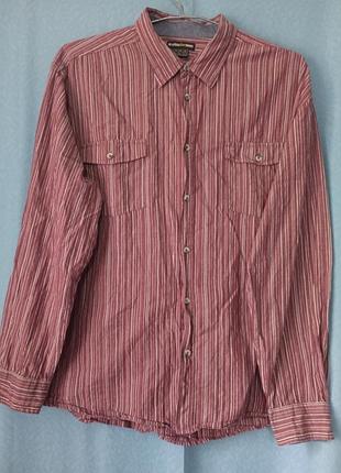 Рубашка мужская в полоску atlas for men 3xl