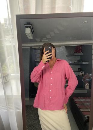 Натуральна лляна сорочка