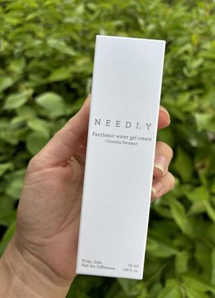 Заспокійливий крем-гель з пантенолом needly panthenol water gel cream  об’єм: 50 мл