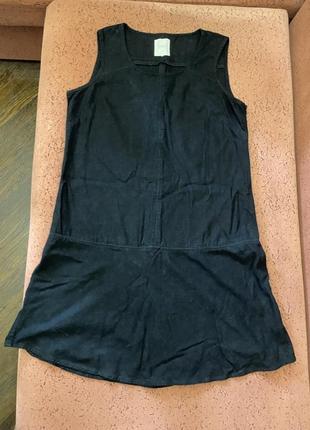 Сукня льняна чорна