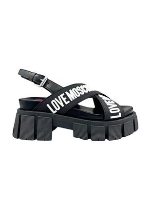 Босоножки love moschino кожа оригинал