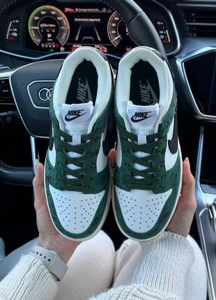 Жіночі кросівки nike sb dunk low green snake4 фото