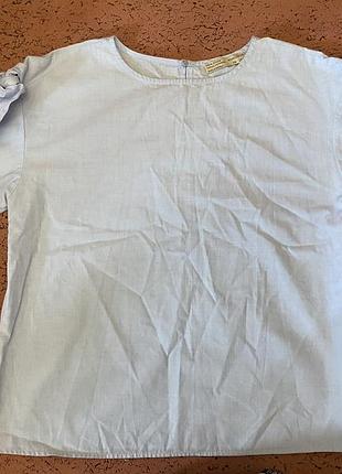 Блуза блакитна святкова шкільна