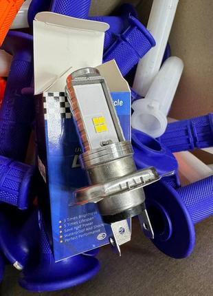 Диодная led лампа h4 35w/35w, на мотоцикл, скутер, автомобиль