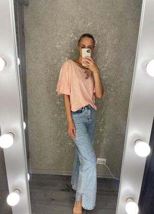 Свободная футболка zara2 фото