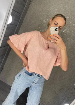 Свободная футболка zara
