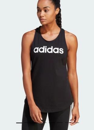 Новый спортивный розовый топ adidas, размер l