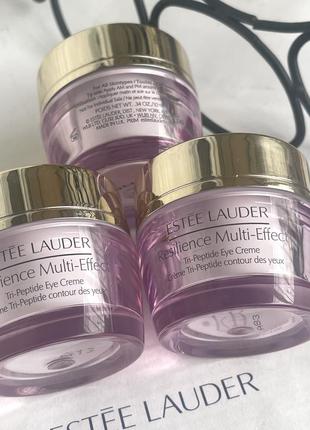 Оригинальный. stée lauder resilience multi-effect tri-peptide eye creme укрепляющий крем вокруг глаз с питательным эффектом. 10 мл