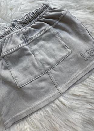 Юбка на девочку 2-3 года серая h&m