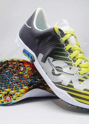 27 см мужские шиповки hoka one one speed evo для лёгкой атлетики кроссовки беговые с шипами